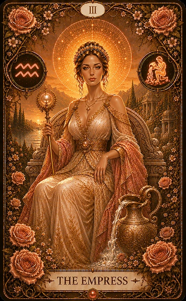 Zodiac enhanced tarot card reference