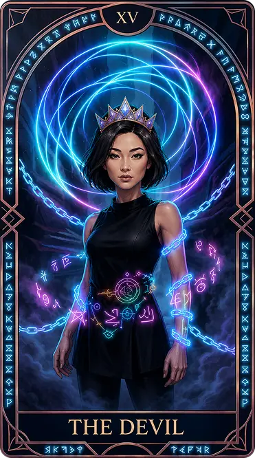 Current tarot deck reference card