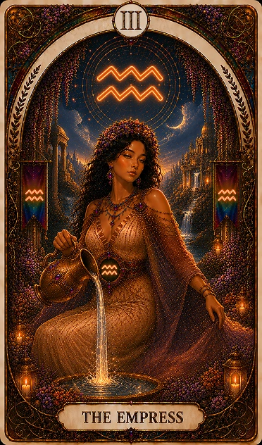 Zodiac enhanced tarot card reference
